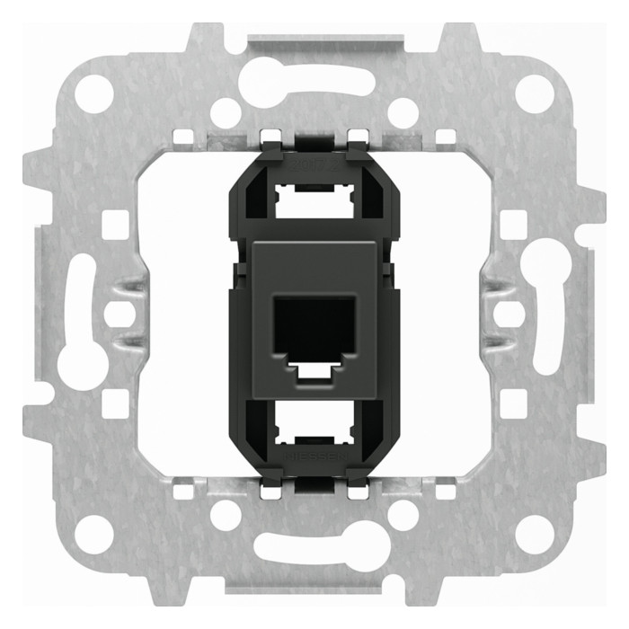 Розетка телефонной RJ12 ABB SKY, скрытый монтаж, 2CLA811700A1001