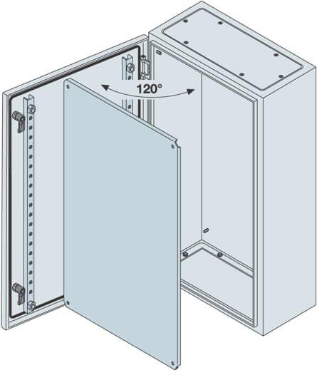 Корпус шкафа IP65 монтаж. плат. 600х400х200 ABB SRN6420K