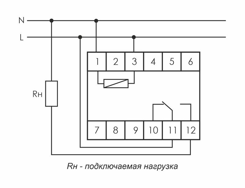 Реле времени PCA-512 8А 230В 1 перекл. IP20 задержка выключ. монтаж на DIN-рейке F&F EA02.001.001